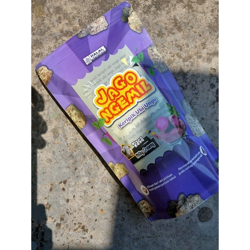 

JAGO NGEMIL Keripik Ubi ungu Milky Creamy
