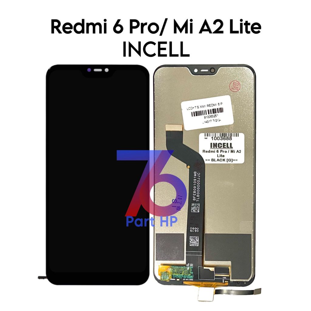 LCD Touchscreen Fullset Xiaomi Redmi 6 Pro / Mi A2 Lite / M1805D1SG