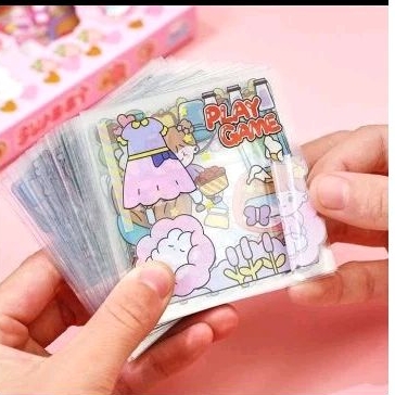 

100 lembar sticker motif kartun lucu anti air