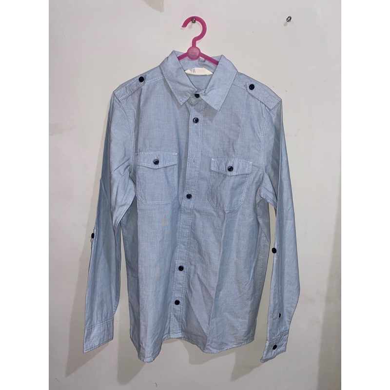 PRELOVED kemeja pria HnM (BACA DESKRIPSI)