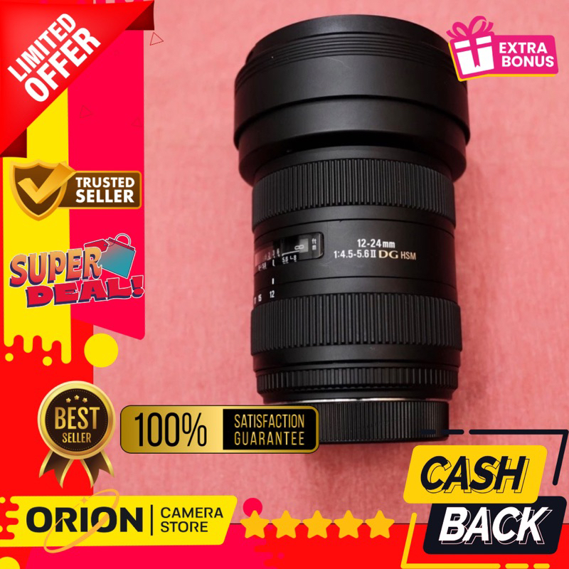 Lensa Sigma 12-24mm f4.5 for Canon lensa wide Canon 12-24mm sigma
