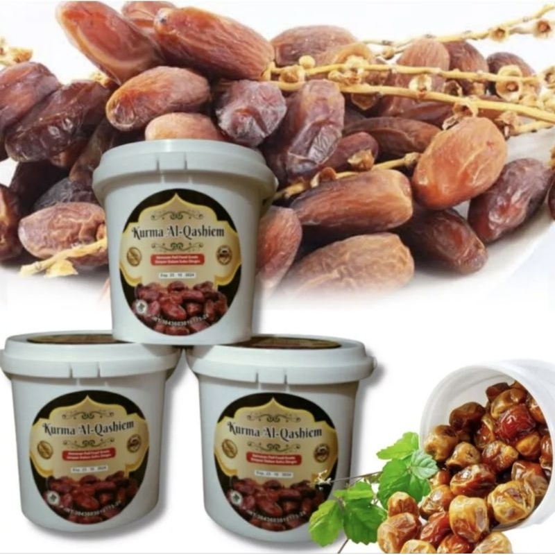 

Kurma Ember Al Qaseem Premium Halal Original 500gr Makanan Kurma Manisan