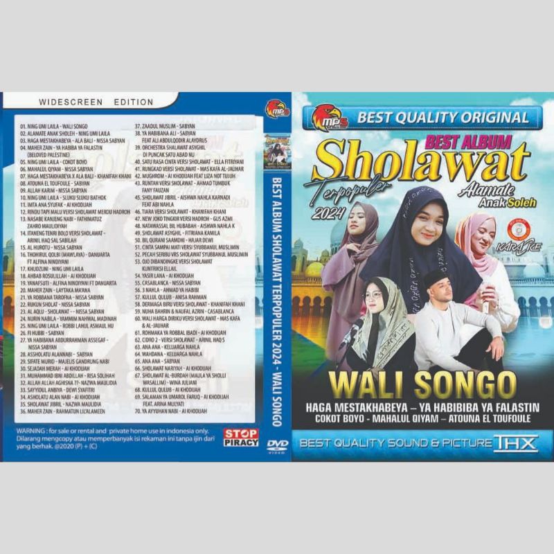 Kaset Mp5 Video Lagu Best Album Sholawat Terpopuler 2024 - Wali Songo