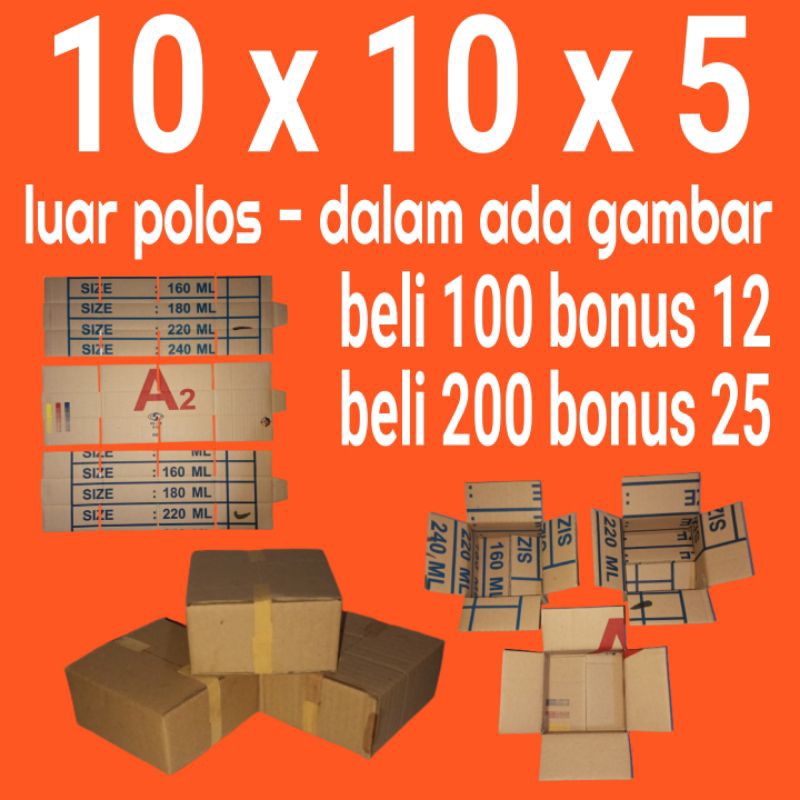 

Kardus Box 10x10x5 (Gambar di Dalam)
