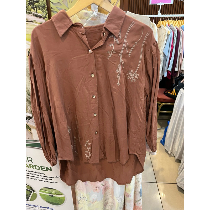 Blouse Bordir Katun Wanita