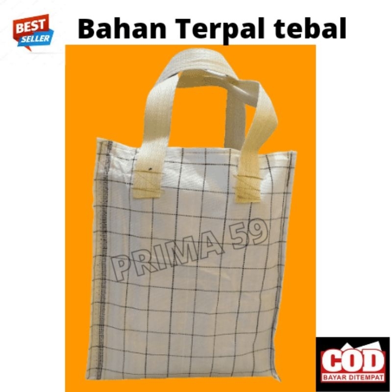 Tas karung/tas belanja bahan terpal tebal