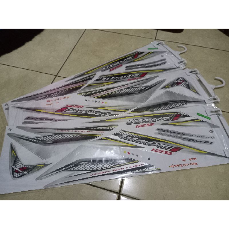 Striping wave 125i Silver / Striping supra 125