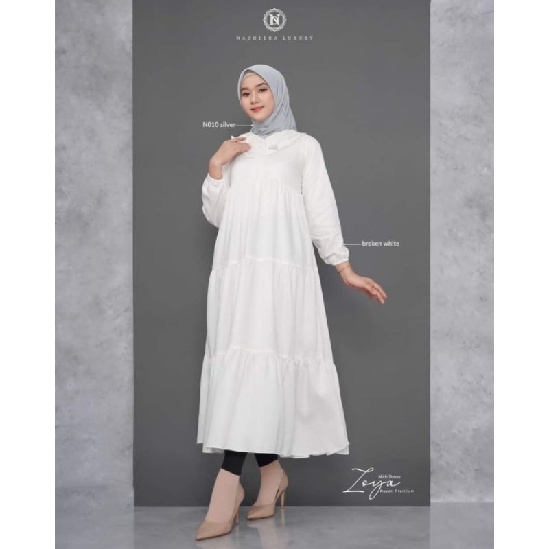 zoya midi dress by nadheera luxury