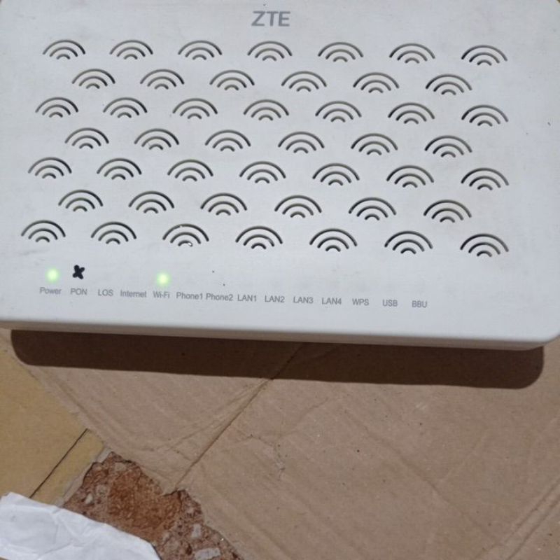 ONT GPON ZTE F609 V1 RT RW NET HOTSPOT VOUCHERAN