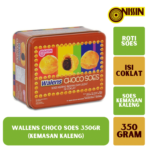 

Nissin Walens Choco Soes 350 gr Kemasan Kaleng