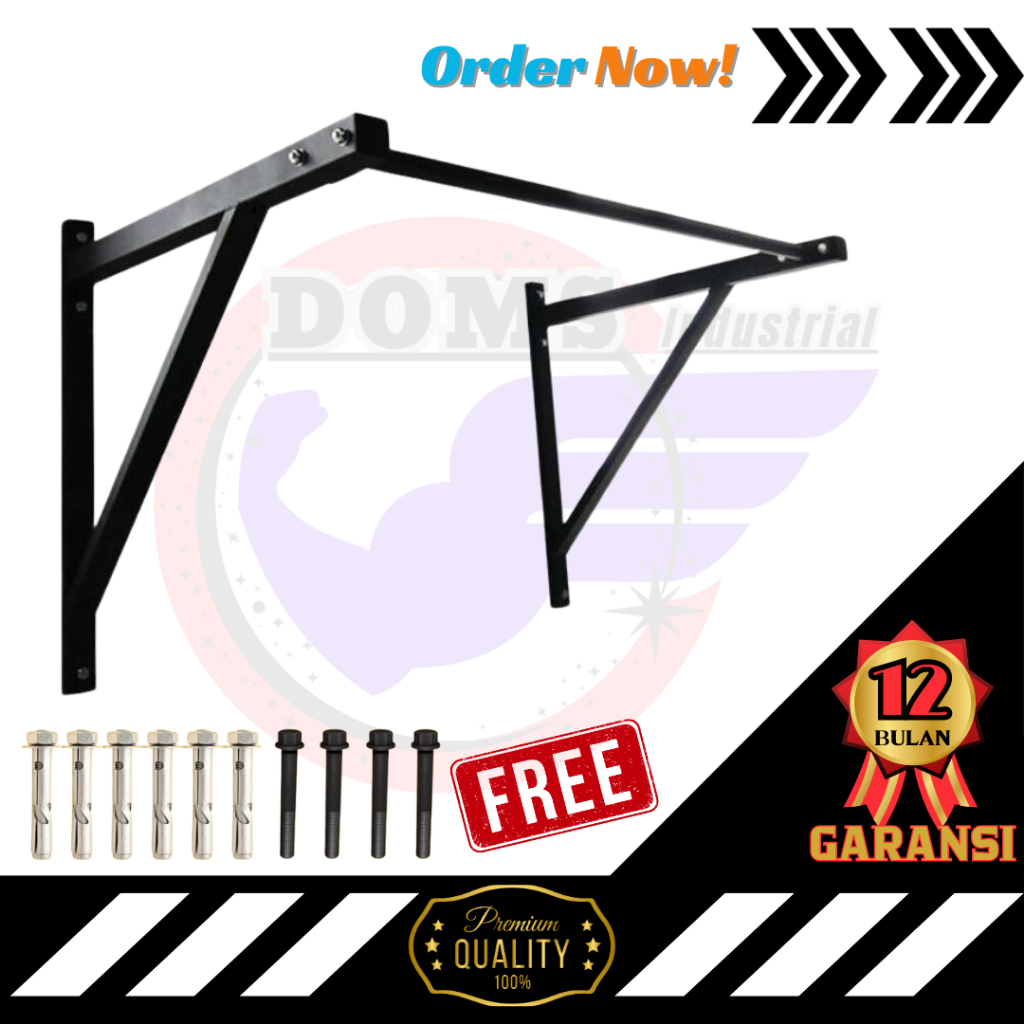 Pull up bar jumbo , Wall Mounted Gym Chin Pull Up Bar For Upper Body Workout And High Level Training