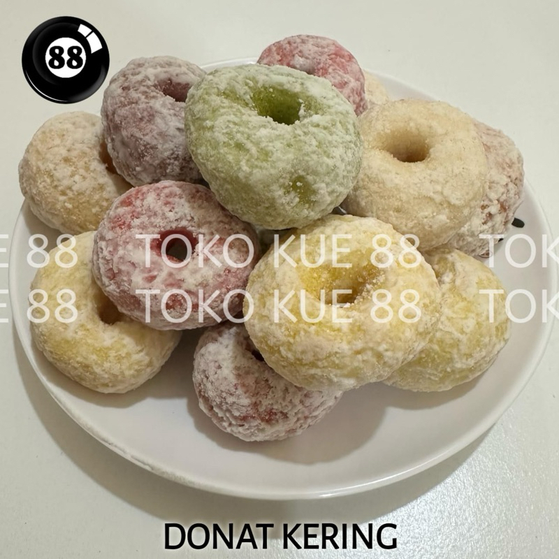 

Donat Kering 250gr / Kue Donat Warna