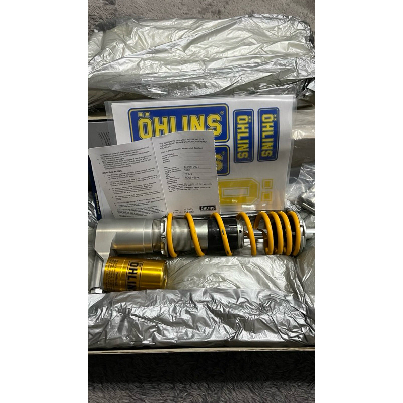 shock ohlins oiriginal vespa 801 & 802