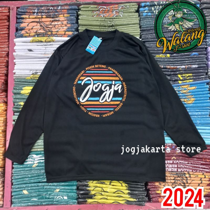 KAOS JOGJA LENGAN PANJANG || BAJU JOGJA LENGAN PANJANG