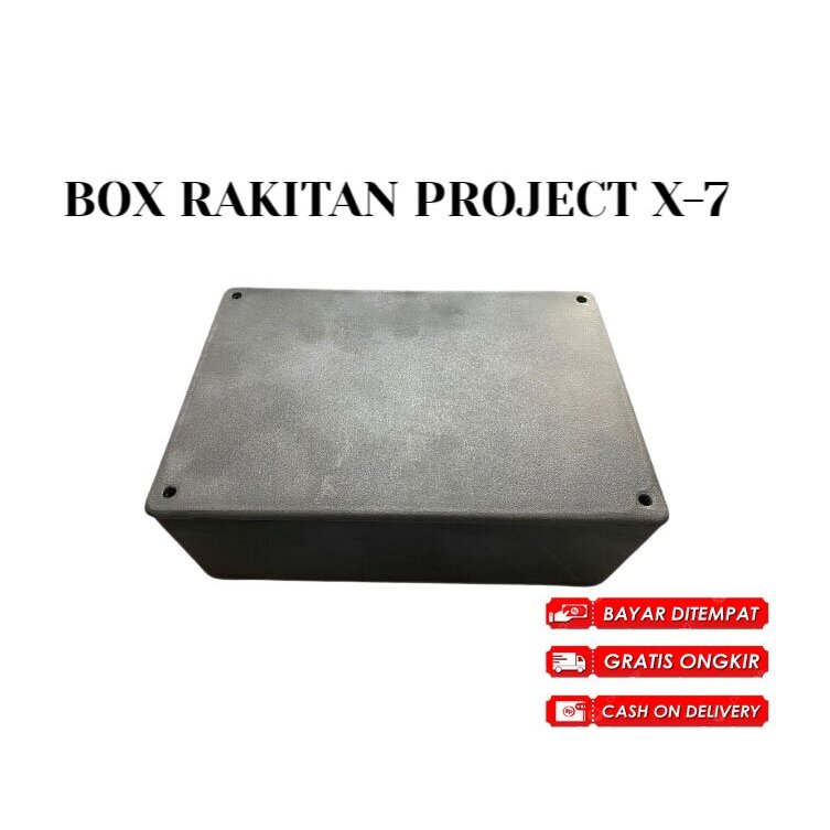 BOX RAKITAN PROJECT HITAM PVC X-7 BOX MULTI PROJECT SERBAGUNA