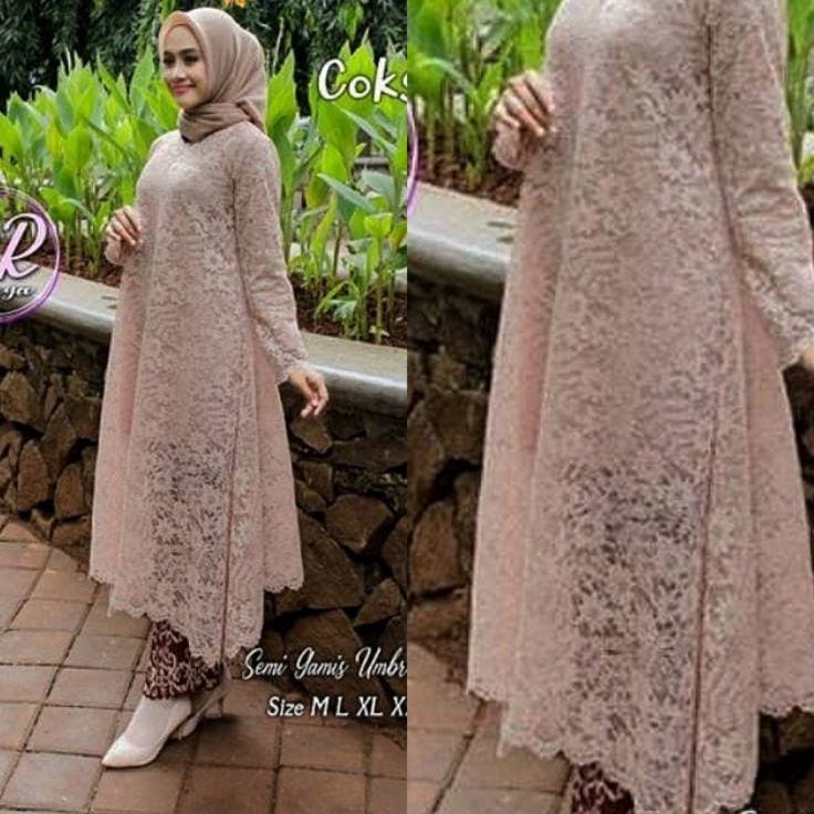 Serbu Stock  SETELAN  ATASAN SEMI GAMIS BROKAT UMBRELLA  KEBAYA MODERN  KEBAYA REMAJA  KEBAYA FAVORI