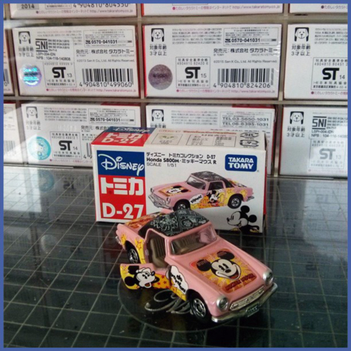 Promo Tomica Disney D-27 Honda S800M Mickey Mouse Diskon