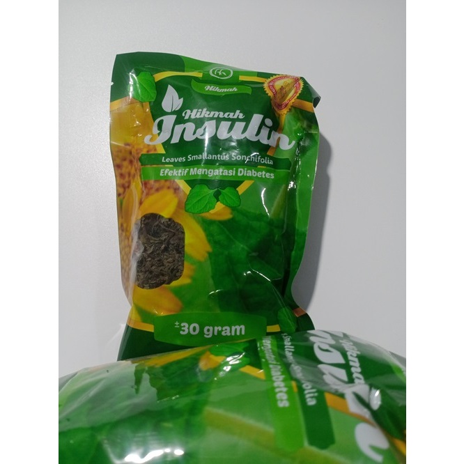 

Teh daun insulin obat diabetes 30gr