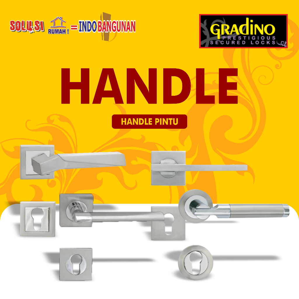 GRADINO - HANDLE HRE/HANDLE PINTU/ HANDLE