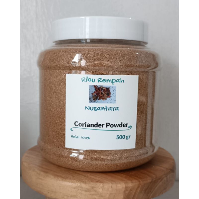 

500gr Ketumbar Bubuk Murni 100% / Coriander Powder Pure 100% kemasan Toples