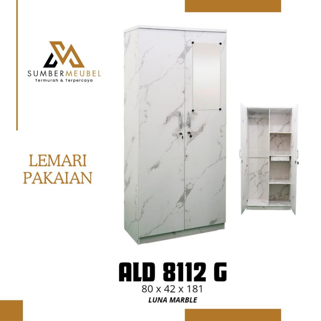 LEMARI PAKAIAN ALD 8112 LUNA G