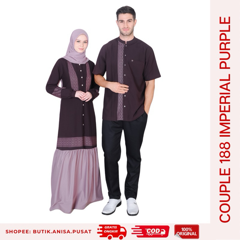 PUSAT - ETHICA COUPLE 188 IMPERIAL PURPLE 2024 Gamis Kagumi 463 Koko Kahfi 329
