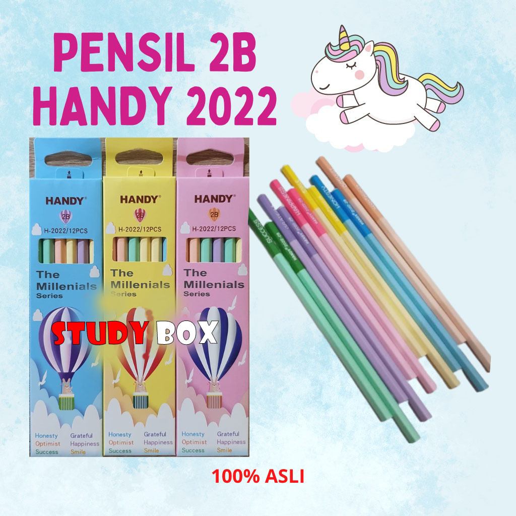 

1pcs PENSIL / PENCIL 2B HANDY 2016 / 2017 / 2018 / 2019 / 2020 / 2021 / 2022 / 2023