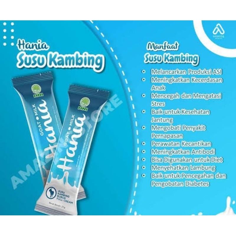

Hania susu kambing FULL CREAM