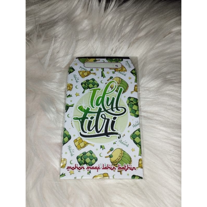 

Amplop lebaran 2025 motif Idul Fitri ketupat bedug