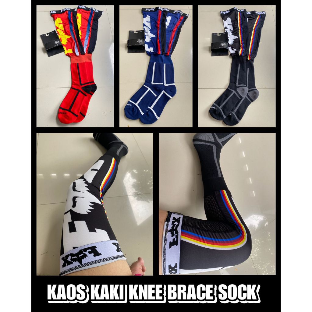 KAOS KAKI KNEE BRACE FOX ORIGINAL SOCK FOX KNEE BRACE 360 ORIGINAL