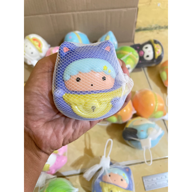 MAINAN SQUISHY ANAK / SQUISHY BONEKA BIRU