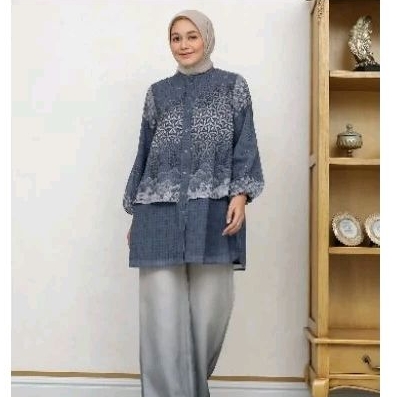 Windriya Tunic Navy Deep Blue L Geulis