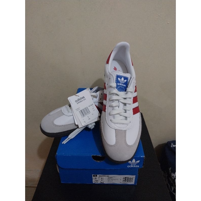 ADIDAS SAMBA OG WHITE RED