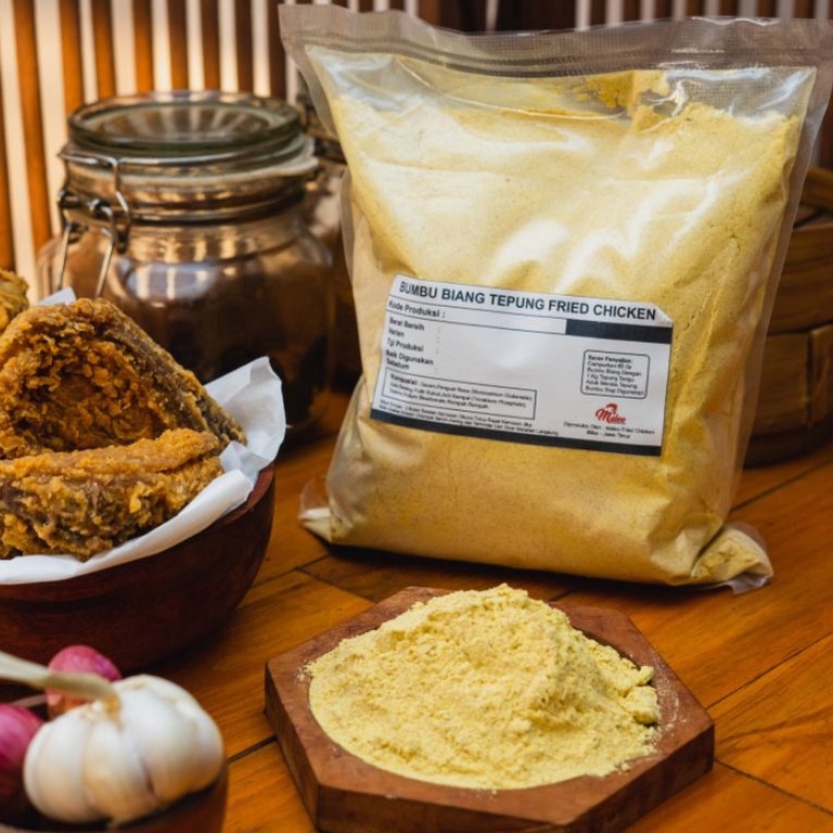 

Buruan Beli Bumbu Biang Fried chicken Premium tepung inti Premix fried chicken bumbu makanan instan tepung krispi kentaki crispy 1 kg H51