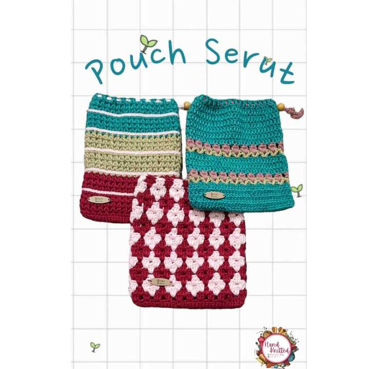 Pouch Rajut/Pouch Makeup/Souvenir Pouch