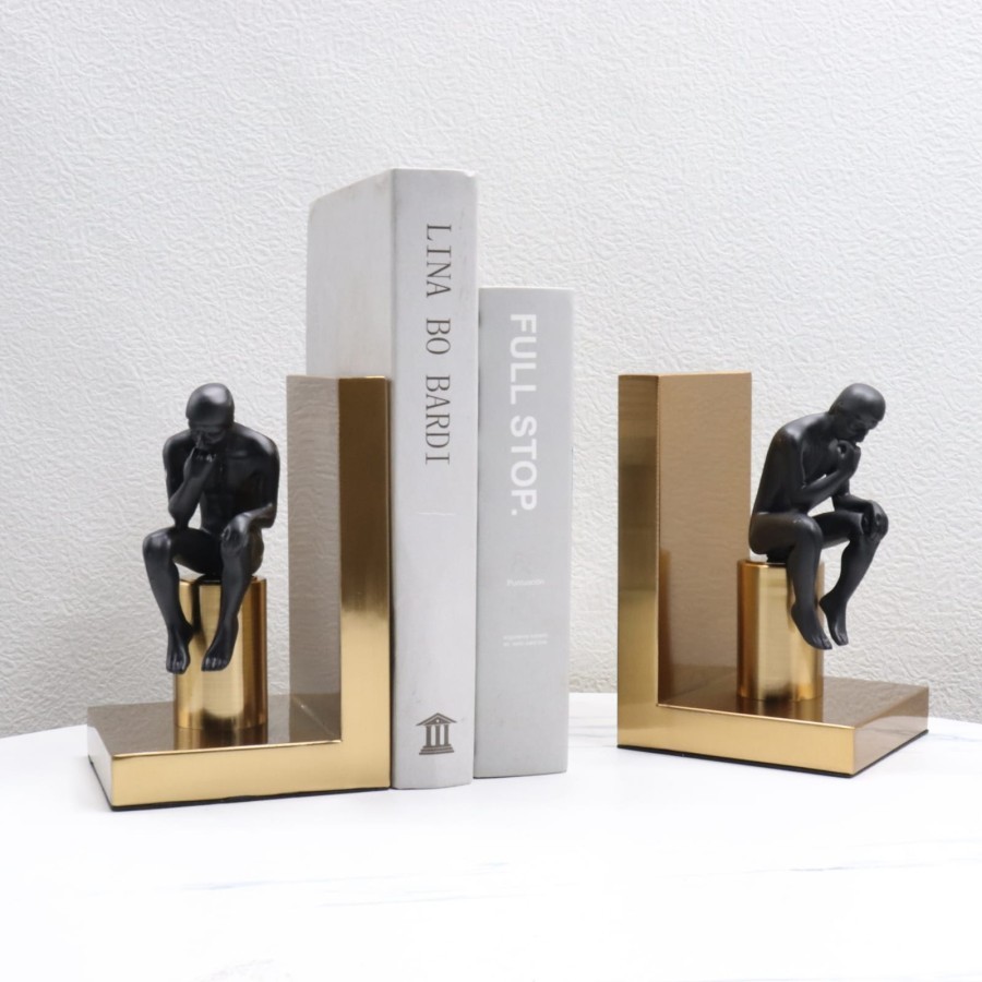 

Penyangga Buku Unik Thinking Man / Bookend Ornaments Set 2530