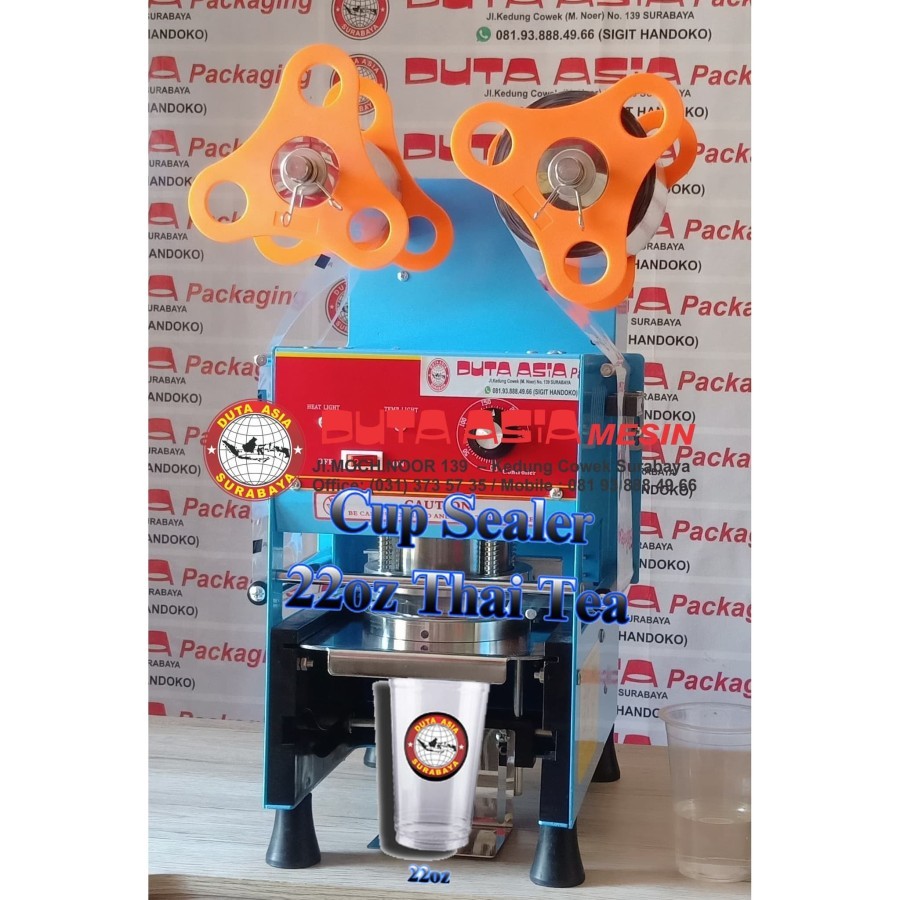 MESIN CUP SEALER SEMI OTOMATIS (GELAS 22 OZ) /SEGEL GELAS SEMI OTOMATIS