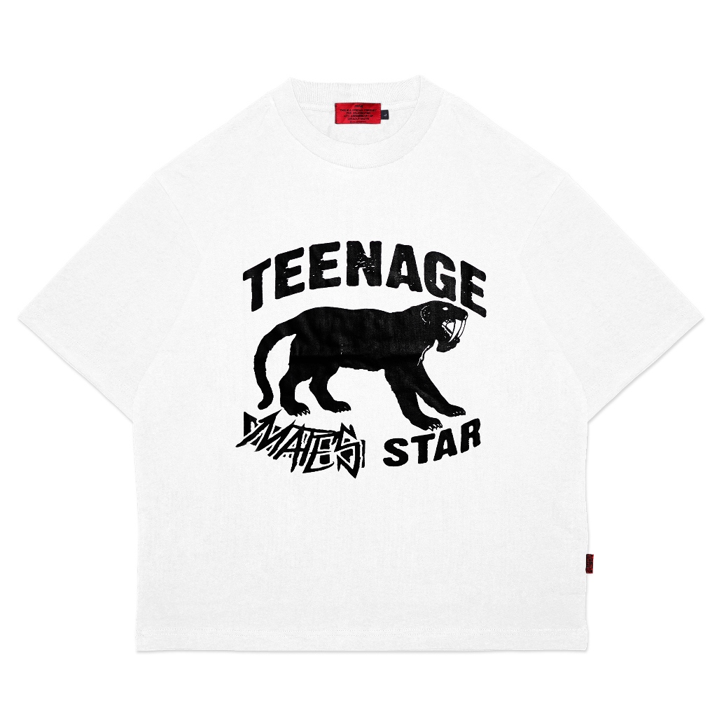 [HOT] Miracle Mates - TMS White T Shirt Collaboration Teenage Death Star I Kaos Pria/Wanita I Heavyw