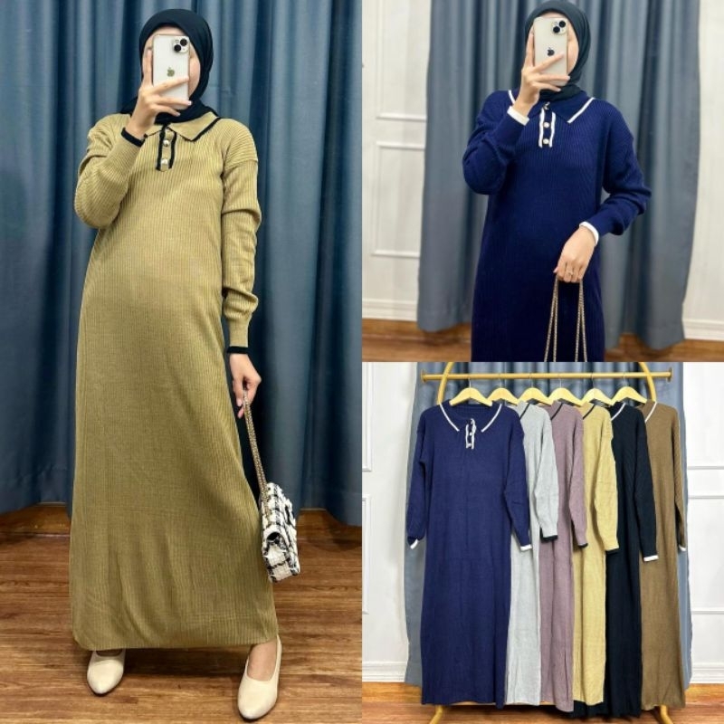 Gamis Polo Rp 102.000 x 6 Pcs = Rp 612.000