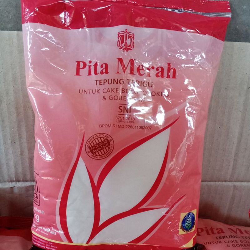 

Pita Merah tepung terigu protein 8-9%