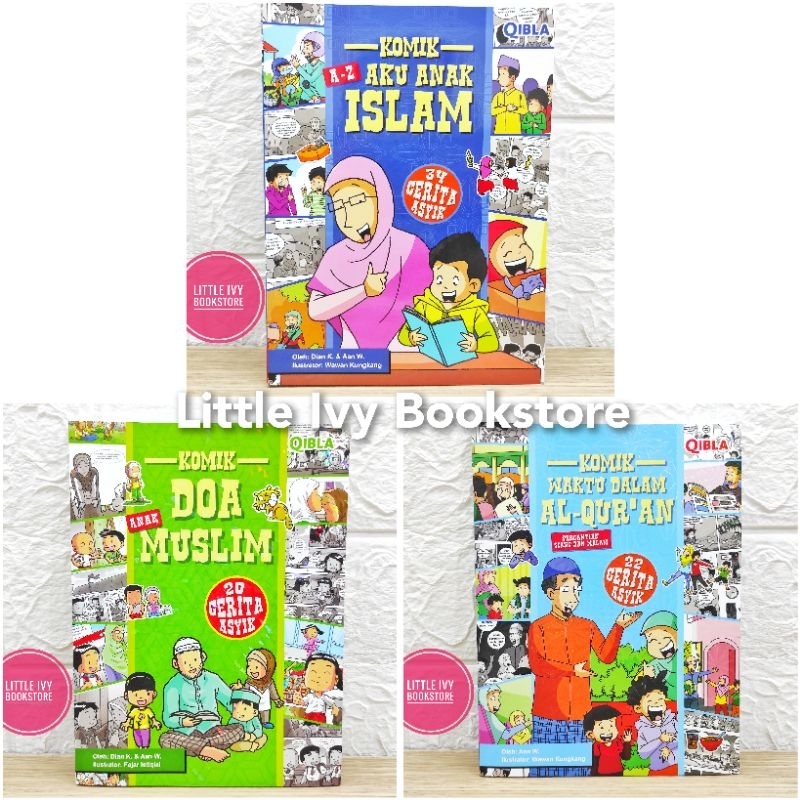 Komik Doa Anak Muslim / Waktu Dalam Al-Qur'an 20 Cerita Asyik. Buku Anak Qibla Gramedia