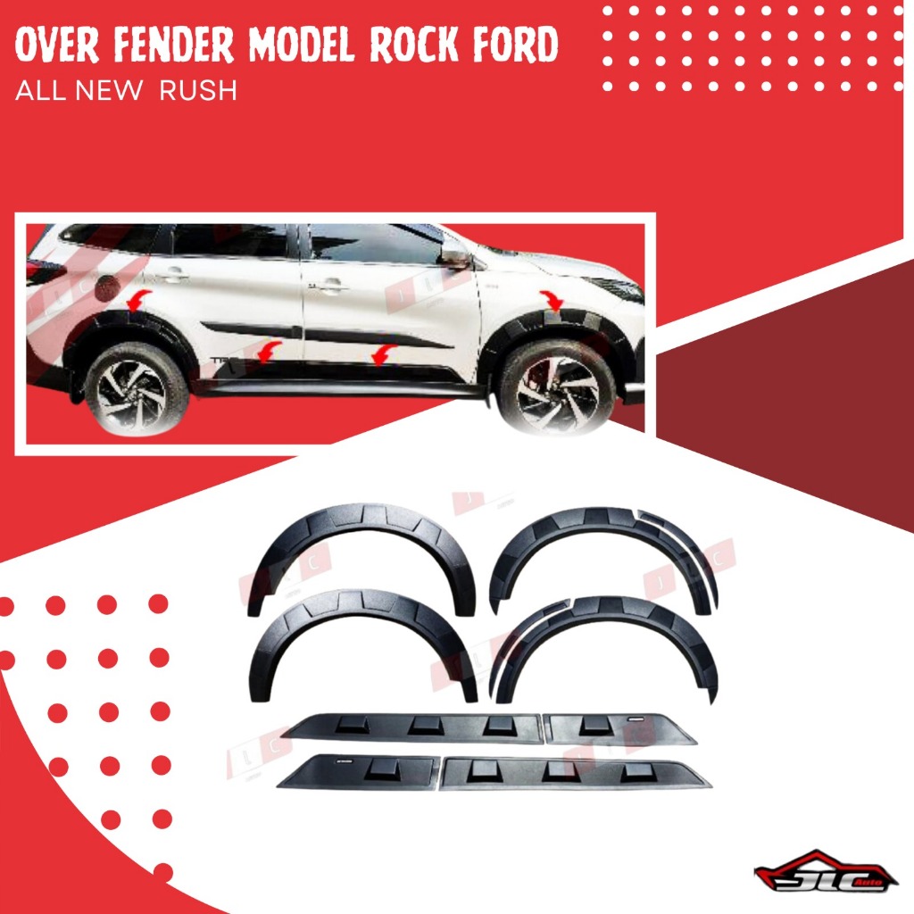 Over Fender All New Rush/Terios 2018