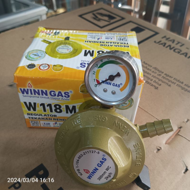 regulator gas W-118M Winn