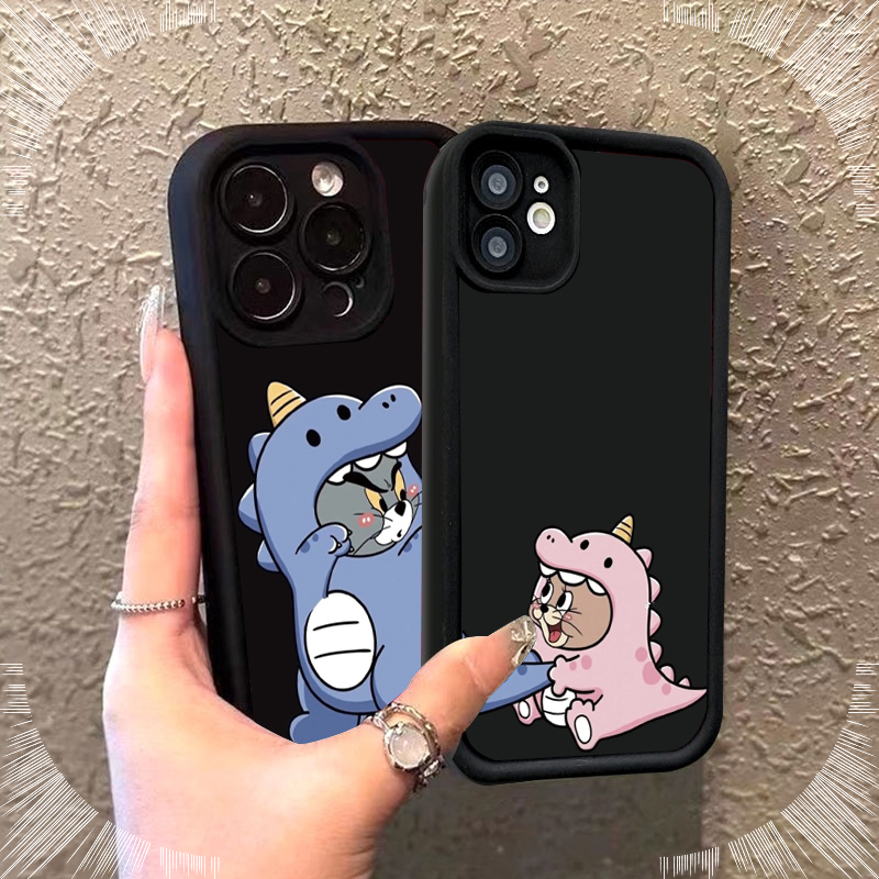 【Softcase Android】Lucucase Couple Tom Jerry Casing hp Vivo Y02 Y11 Y02T Y15S Y15A T1 Y10 IQOO Y02S Y