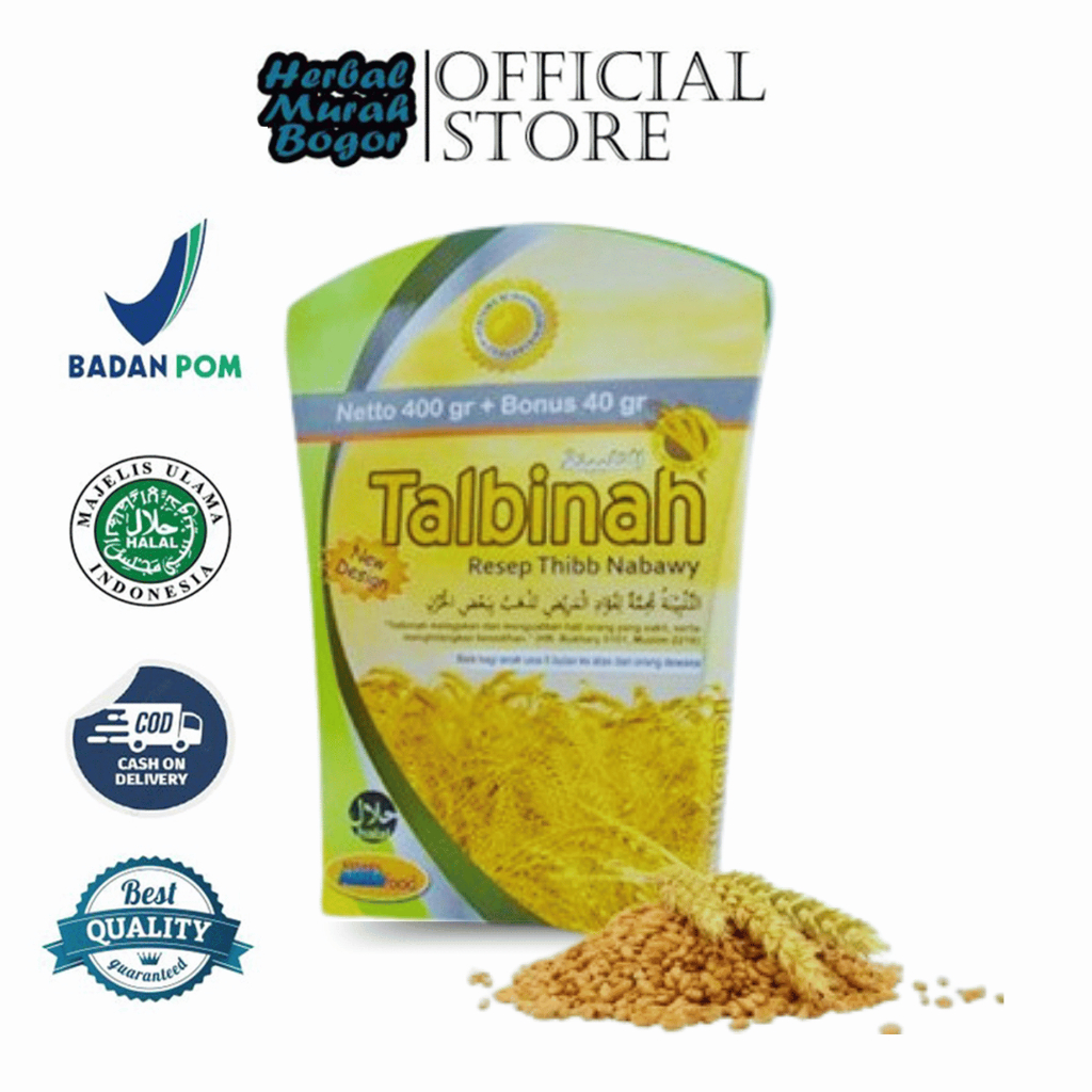 

Talbinah Resep Thibb Nabawy 400+40 gram Tepung Gandum Talbinah Original
