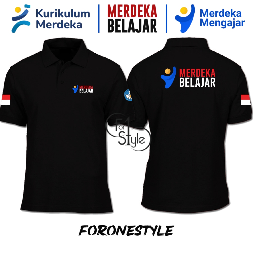 POLOSHIRT KAOS KERAH MERDEKA BELAJAR - POLO MERDEKA BELAJAR