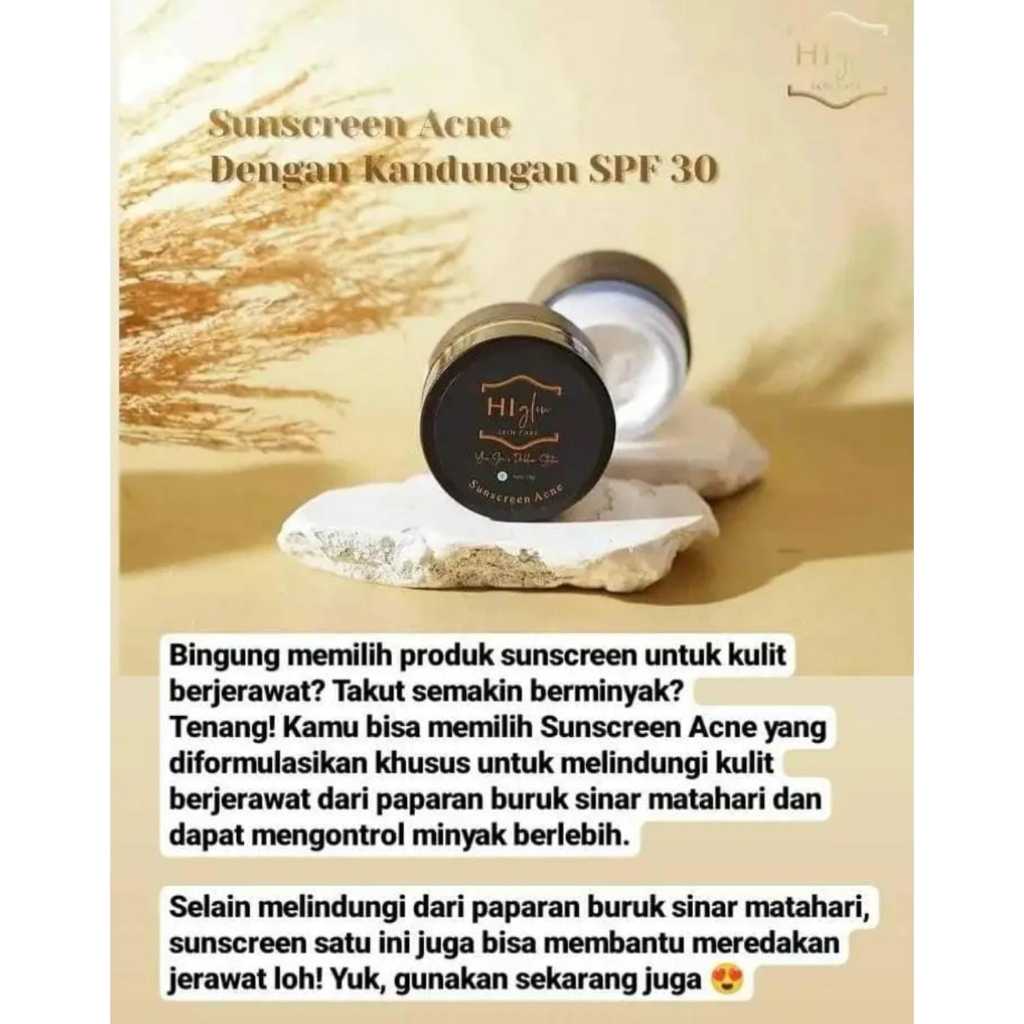 SUNSCREEN PREMIUM BY HI GLOW SKINCARE - FREE ONGKIR