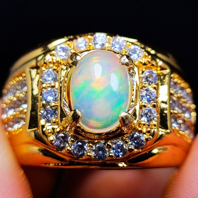 BISA COD BAYAR DITEMPAT BATU CINCIN KALIMAYA SUSU CRYSTAL ASLI NATURAL SIAP PAKAI