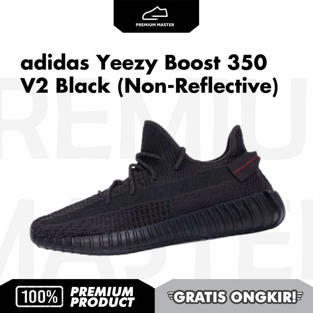 adidas Yeezy Boost 350 V2 Black (Non-Reflective)