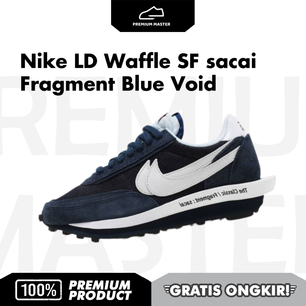 Nike LD Waffle SF sacai Fragment Blue Void